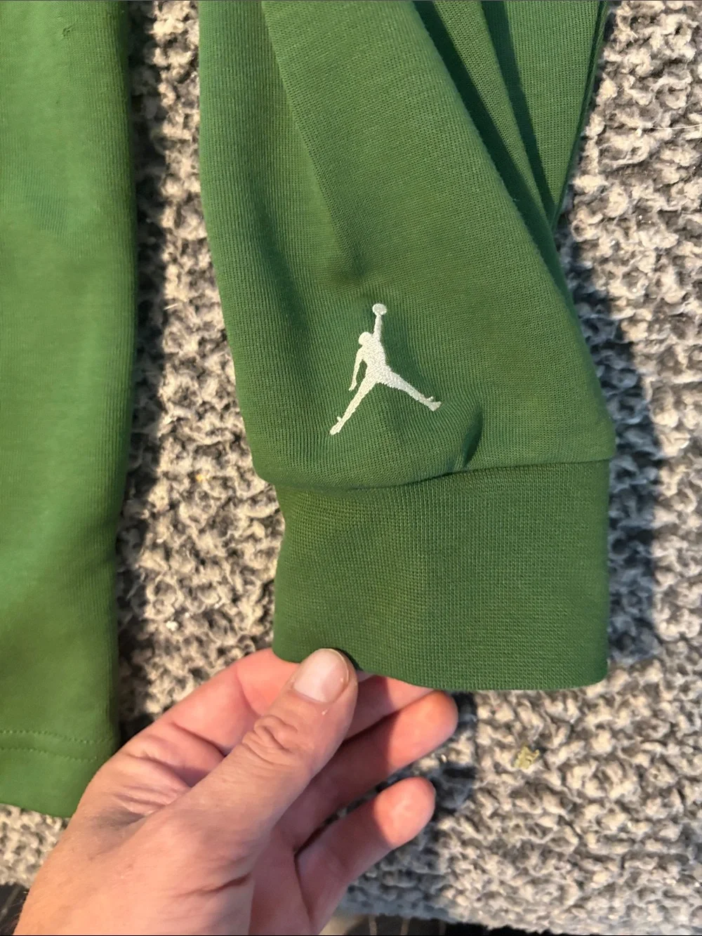 Nike Jordan’s Men’s Size XL 1/4 Zip pullover in Green/White NWT!